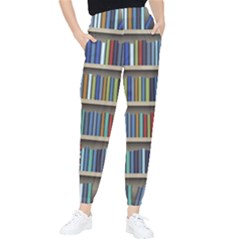 Bookshelf Women s Tapered Pants by uniart180623