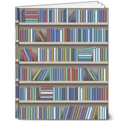 Bookshelf 8  X 10  Softcover Notebook by uniart180623