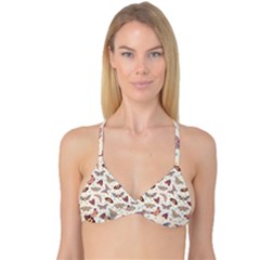 Pattern-with-butterflies-moths Reversible Tri Bikini Top by uniart180623