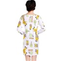 Vector-pattern-with-cute-giraffe-cartoon Long Sleeve Nightdress View2