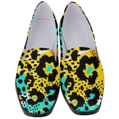 Seamless-leopard-wild-pattern-animal-print Women s Classic Loafer Heels by uniart180623