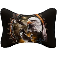 Eagle Dreamcatcher Art Bird Native American Seat Head Rest Cushion by uniart180623