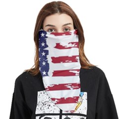 Flag Usa Unite Stated America Face Covering Bandana (triangle) by uniart180623