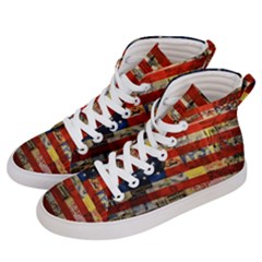 Usa Flag United States Men s Hi-top Skate Sneakers by uniart180623