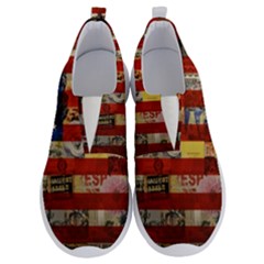 Usa Flag United States No Lace Lightweight Shoes by uniart180623