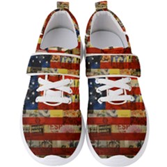 Usa Flag United States Men s Velcro Strap Shoes by uniart180623