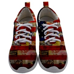 Usa Flag United States Mens Athletic Shoes by uniart180623