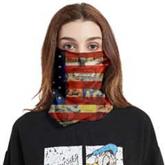 Usa Flag United States Face Covering Bandana (two Sides) by uniart180623