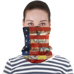 Usa Flag United States Face Seamless Bandana (adult) by uniart180623