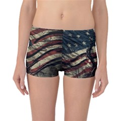 Flag Usa American Flag Boyleg Bikini Bottoms by uniart180623