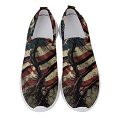 Flag Usa American Flag Women s Slip On Sneakers by uniart180623