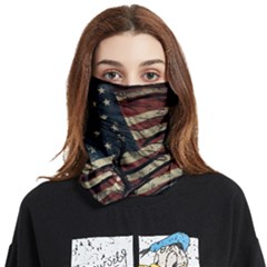 Flag Usa American Flag Face Covering Bandana (two Sides) by uniart180623