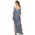 Glass Drops Rainbow Maxi Chiffon Cover Up Dress View2