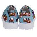 Fun Word Inscription Rainbow Pattern Kids  Velcro No Lace Shoes View4