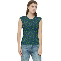 Green Patterns Lines Circles Texture Colorful Women s Raglan Cap Sleeve Tee by uniart180623