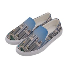 Building Sea Architecture Marina Women s Canvas Slip Ons by Ravend