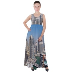 Building Sea Architecture Marina Empire Waist Velour Maxi Dress by Ravend