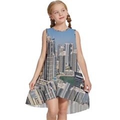 Building Sea Architecture Marina Kids  Frill Swing Dress by Ravend