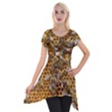 Honey Bee Bees Insect Short Sleeve Side Drop Tunic View1