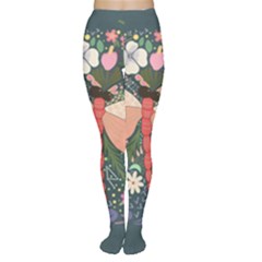 Bug Nature Flower Dragonfly Tights by Ravend