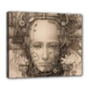 Cyborg Robot Future Drawing Poster Deluxe Canvas 24  x 20  (Stretched) View1