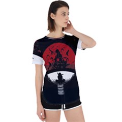 Itachi Uchiha Perpetual Short Sleeve T-shirt by ToToMax