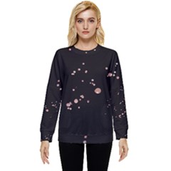 Abstract Rose Gold Glitter Background Hidden Pocket Sweatshirt by artworkshop