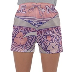 Ramen Kawaii Aesthetic Pink Sleepwear Shorts by Bangk1t