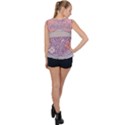 Ramen Kawaii Aesthetic Pink Bubble Hem Chiffon Tank Top View2