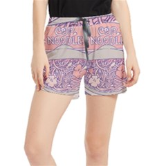 Ramen Kawaii Aesthetic Pink Women s Runner Shorts by Bangk1t