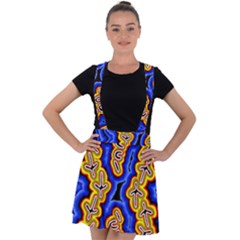 Newart2 Velvet Suspender Skater Skirt by hogartharts