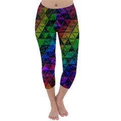 Pride Glass Capri Winter Leggings  by MRNStudios