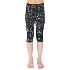 E=mc2 Text Science Albert Einstein Formula Mathematics Physics Kids  Capri Leggings  by uniart180623