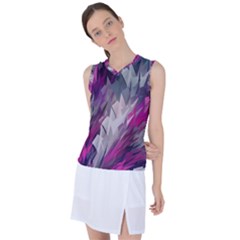 Colorful Artistic Pattern Design Women s Sleeveless Sports Top by uniart180623