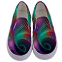 Circle Art 3d Artwork Graphics Vortex Colorful Digital Art Kids  Canvas Slip Ons View1