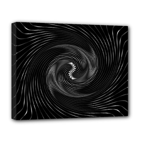 Abstract Mandala Twirl Deluxe Canvas 20  X 16  (stretched) by uniart180623