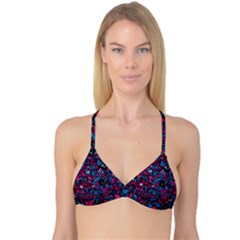 Grafitti Graffiti Abstract Artwork Digital Reversible Tri Bikini Top by uniart180623