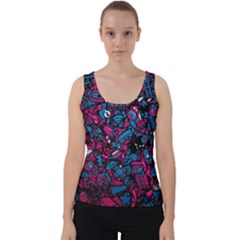 Grafitti Graffiti Abstract Artwork Digital Velvet Tank Top by uniart180623