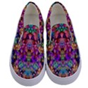 Flower Patterns Abstract Pattern Digital Art Kids  Canvas Slip Ons View1