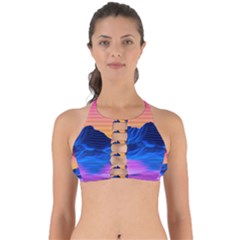 Sun Ultra Artistic 3d Illustration Sunset Perfectly Cut Out Bikini Top by uniart180623