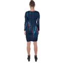 Flag Patterns On Forex Charts Asymmetric Cut-Out Shift Dress View2