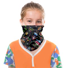 Cartoon Texture Face Covering Bandana (kids) by uniart180623