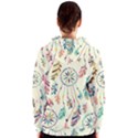 Dreamcatcher Abstract Pattern Women s Zipper Hoodie View2