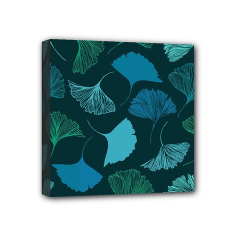 Pattern Plant Abstract Mini Canvas 4  X 4  (stretched) by uniart180623