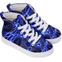 Lines Flash Light Mystical Fantasy Kids  Hi-Top Skate Sneakers View3