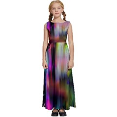 Festive Freak Kids  Satin Sleeveless Maxi Dress by MRNStudios