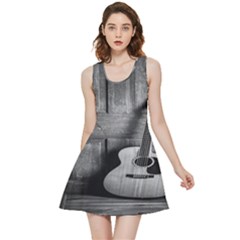 Acoustic Guitar Inside Out Reversible Sleeveless Dress by artworkshop