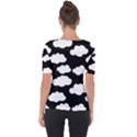 BW Clouds Shoulder Cut Out Short Sleeve Top View2