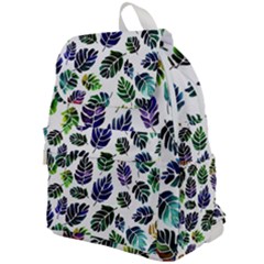 Leaves Watercolor Ornamental Decorative Design Top Flap Backpack by Simbadda