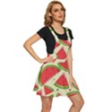 Cute Watermelon Seamless Pattern Apron Dress View3